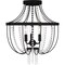 Quoizel Adelaide Semi Flush 3 Lights Matte Black ADL1716MBK - alternate 3